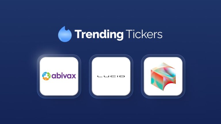 Image representing blog post 热门股票： $ABVX 因试验数据而飙升，$LCID 因战略举措而上涨，$XYZ 加入标准普尔 500 指数