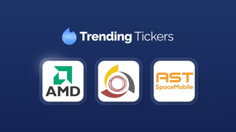 Image representing blog post Trending Tickers: $AMD OpenAI Deal, $TMQ U.S. Investment, $ASTS Verizon Partnership