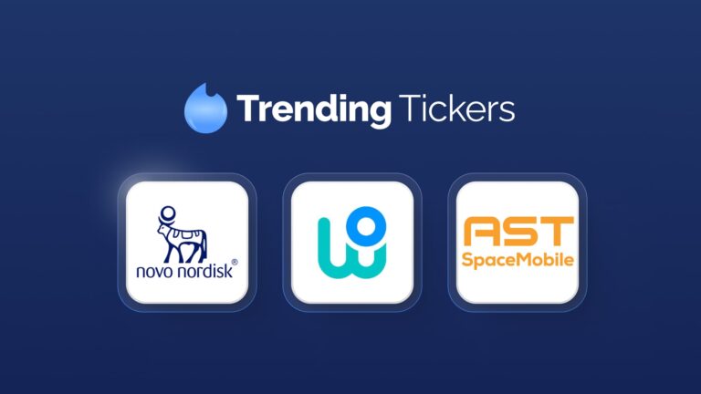 Image representing blog post Trending Tickers: $NVO Alzheimer’s Trials, $WRD–$UBER Robotaxi Launch, $ASTS U.S. Expansion