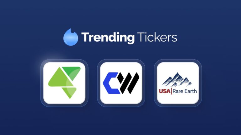 Image representing blog post Trending Tickers: $SGML Business Update, $CRWV–NVIDIA Deal, $USAR Funding LOI