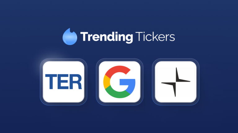 Image representing blog post Trending Tickers: $TER Earnings Beat, $GOOGL AI Spending Boost, $PSNY Financing