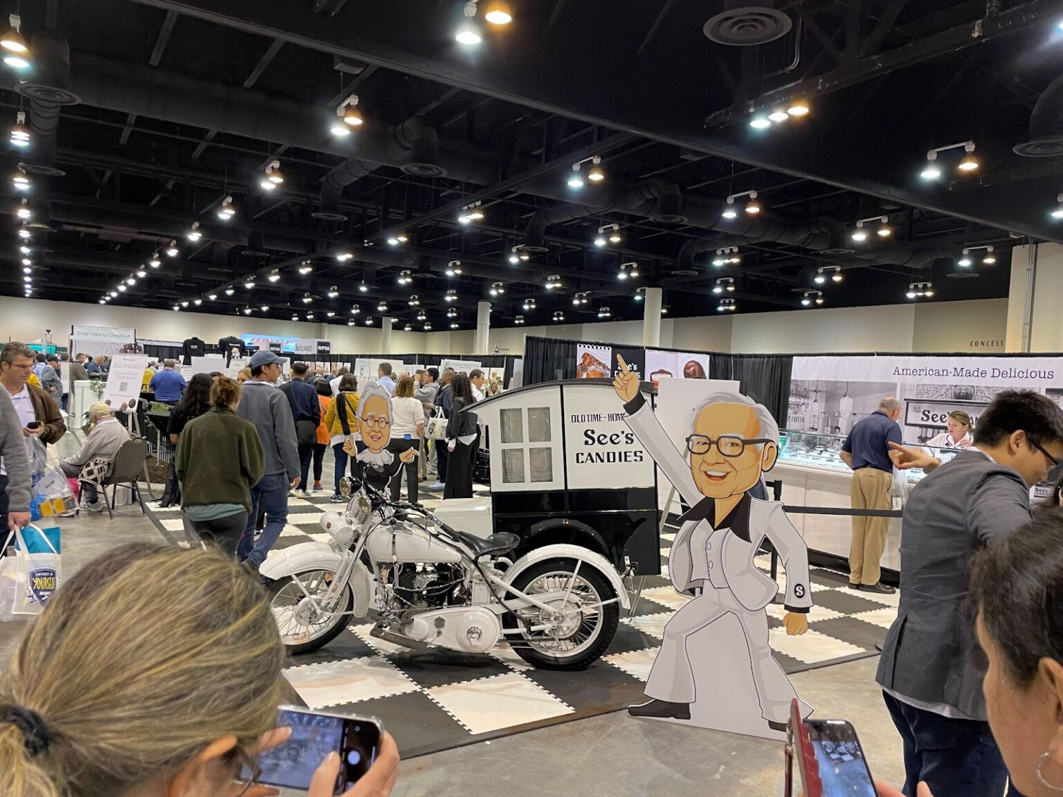 See’s Candies display at the 2023 Berkshire Hathaway Annual Meeting